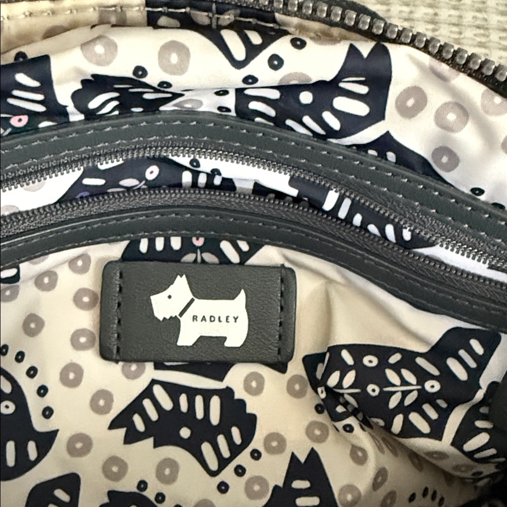 RADLEY LONDON Black and Gray Crossbody Bag - Picture 4 of 7